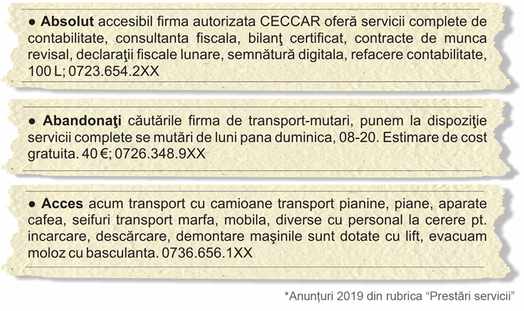 Anunturi actuale